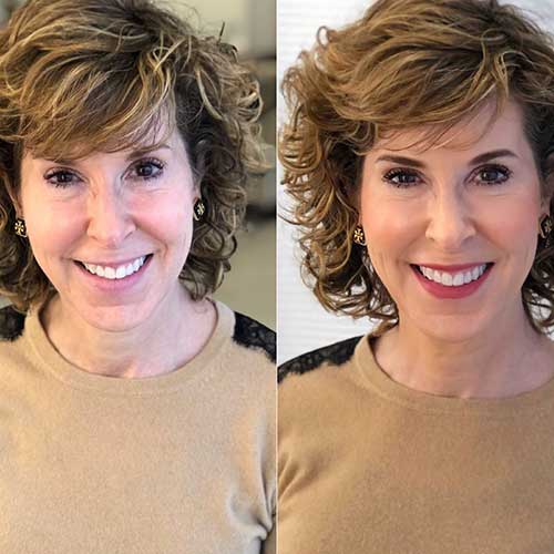 short haircuts for women with curly hair 2