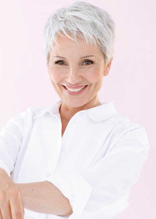 6.Pixie Haircuts for Older Ladies