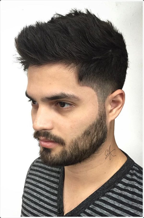 Chopped Taper Hair with Faded Sides