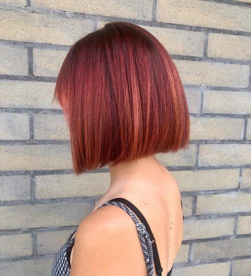 Cute Colored and Cut Short Hairstyle