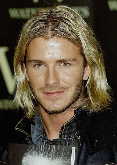 David Beckham’s Long Hair