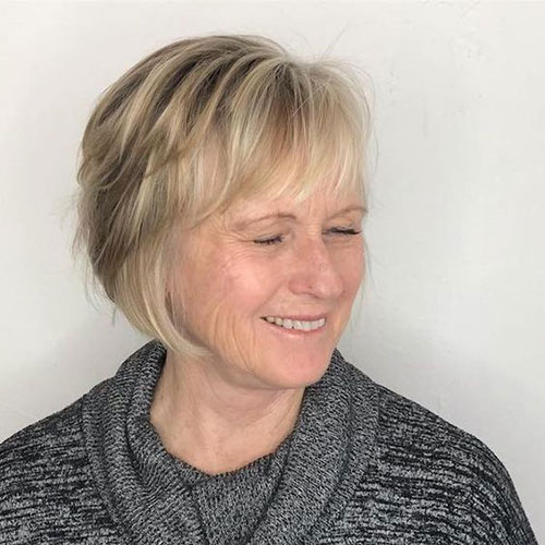 Layered Bob for Over 50