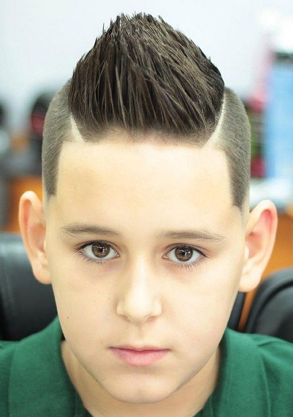 Rock Stiff Center Spike Haircut for Boys