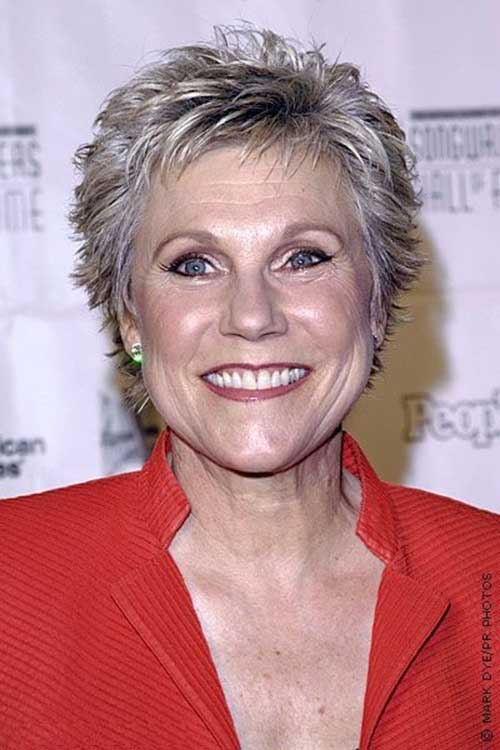 Short Spiky Pixie Hairstyle for Over 50