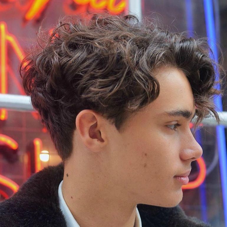 Curly Taper Hairstyle