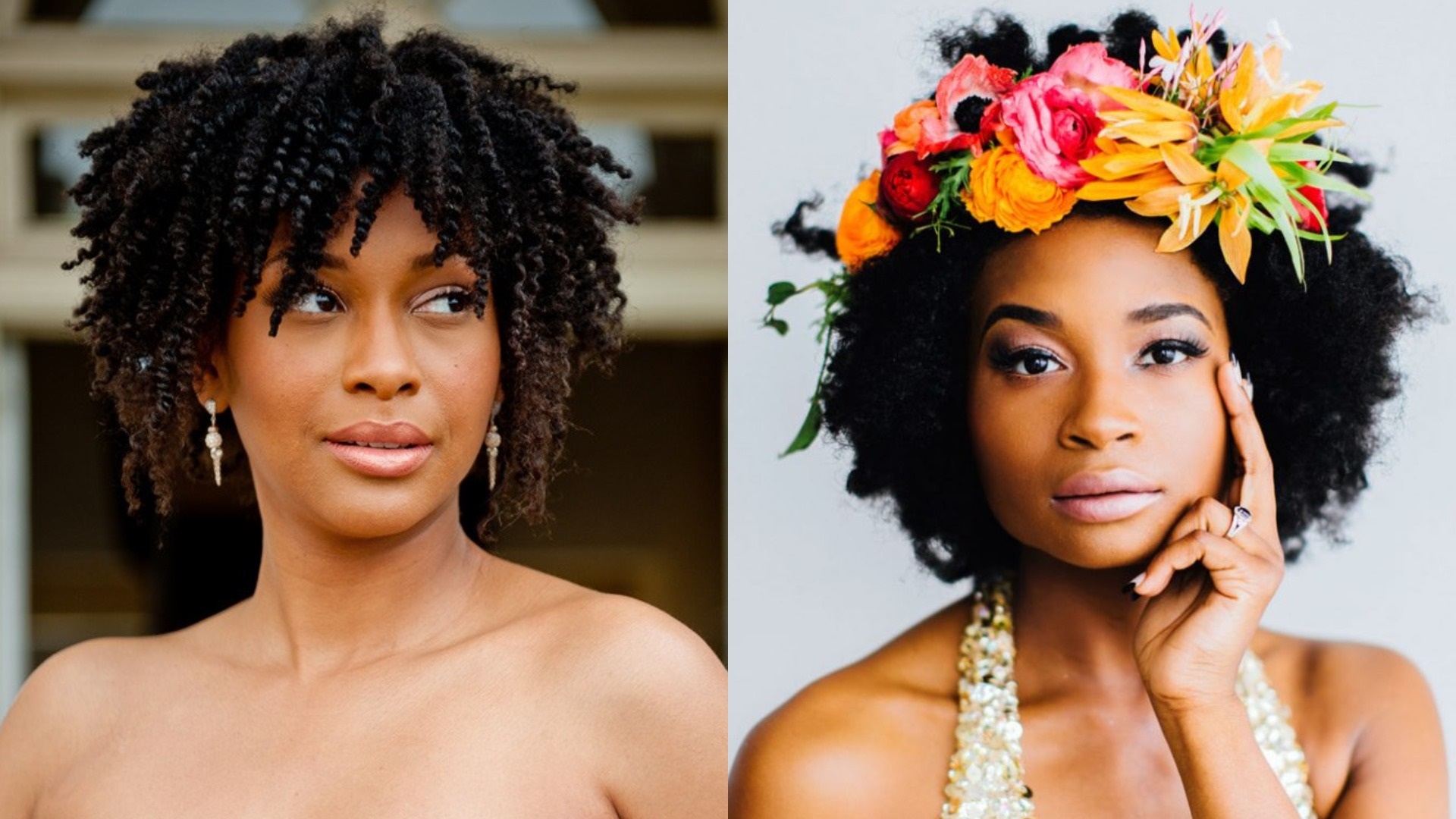 Natural Hairstyles for Wedding