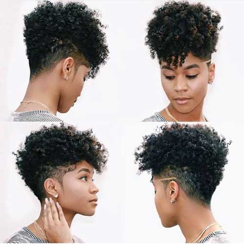 Short Side Haircut African American Hair