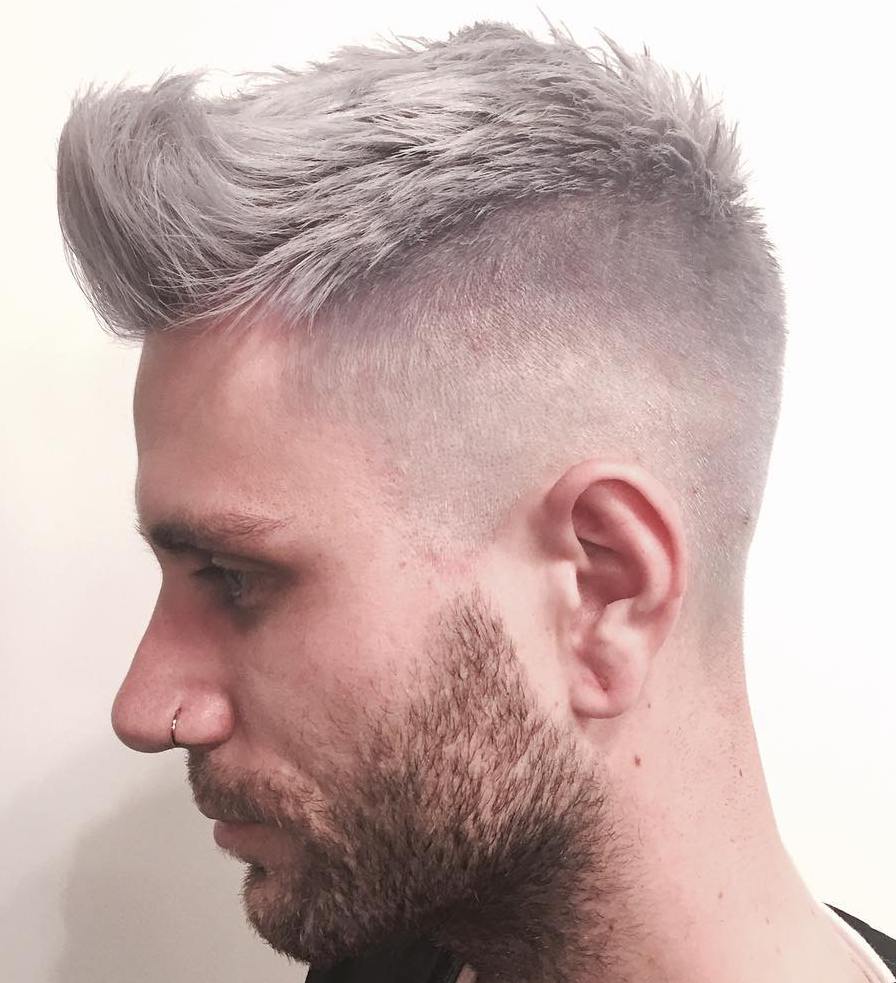 Spiked Grey Hairstyle