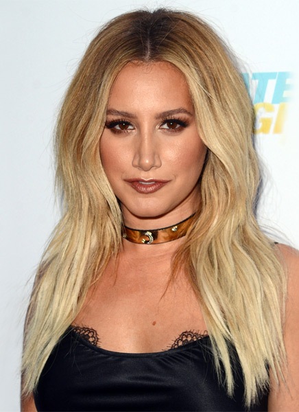 Ashley Tisdale Long Straight Hairstyle