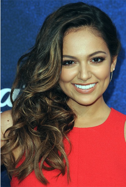 Bethany Mota Long Curly Hairstyle