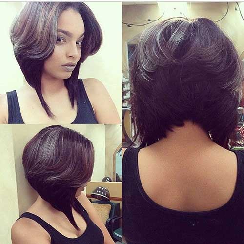 Layered Bob Haircut for Black Women