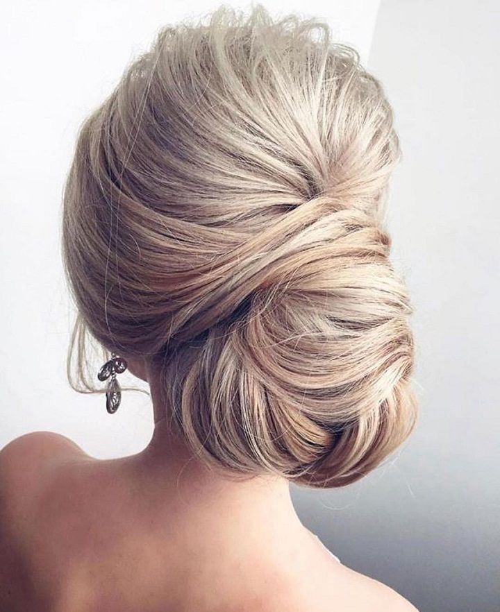 Loose Textured Chignon Hairstyle