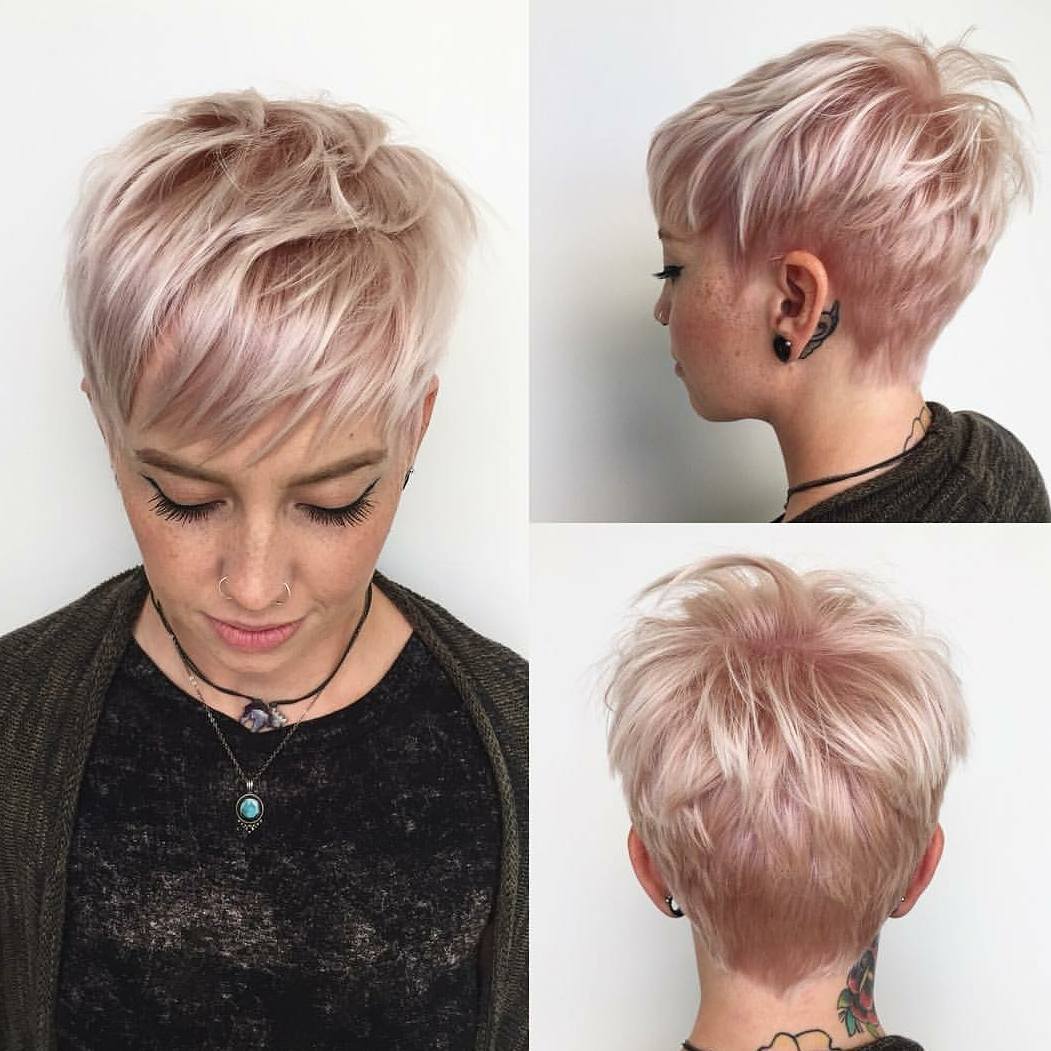 Pixie Cut with Side Swept