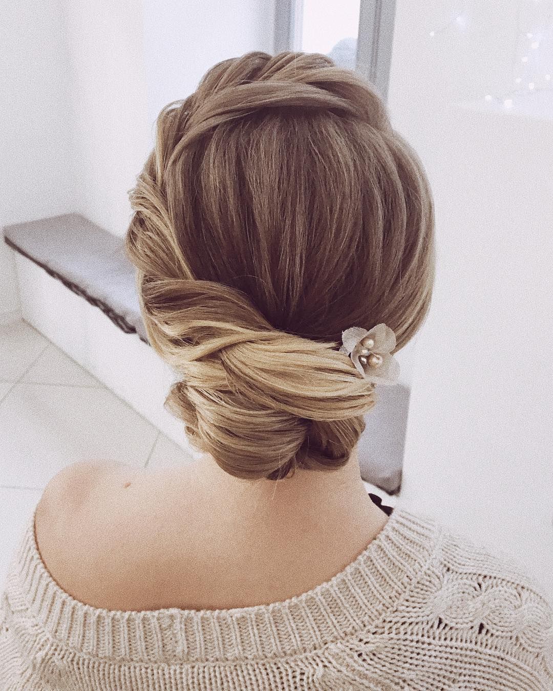 Twisted Side Chignon Hairstyle