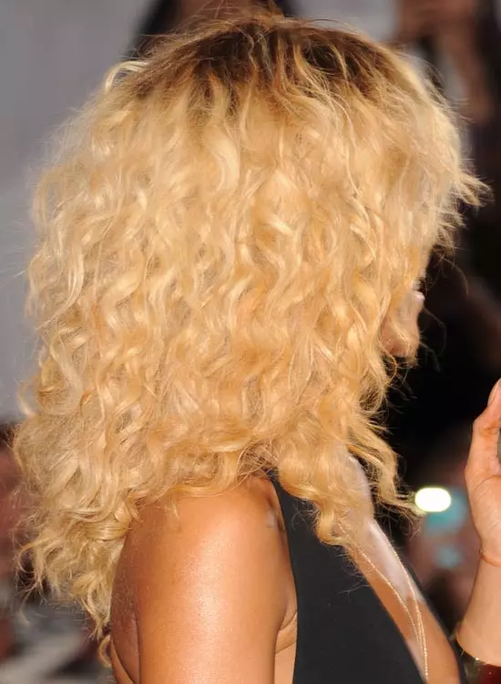 Voluminous Blonde Curls