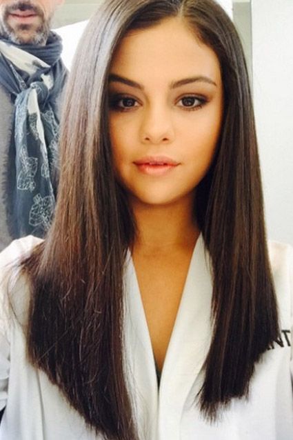 Selena Gomez Long Straight Haircut