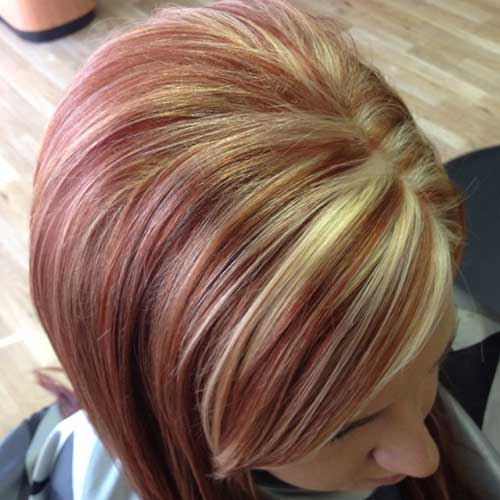 Red Copper Base Hair Color Style