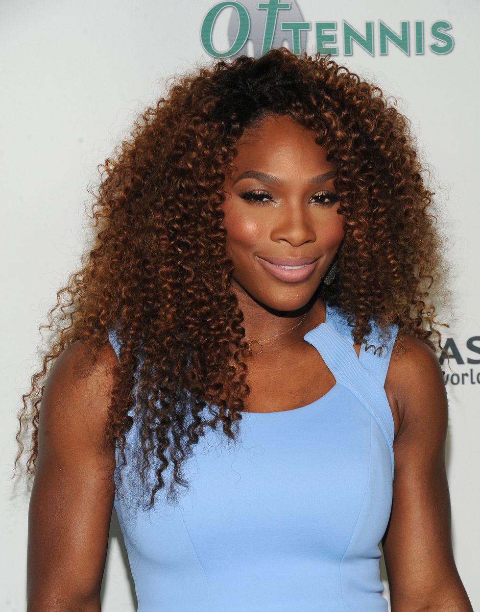 Serena Williams Diffused Curls