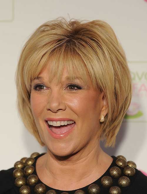 Short Blonde Layered Hair for Over 50