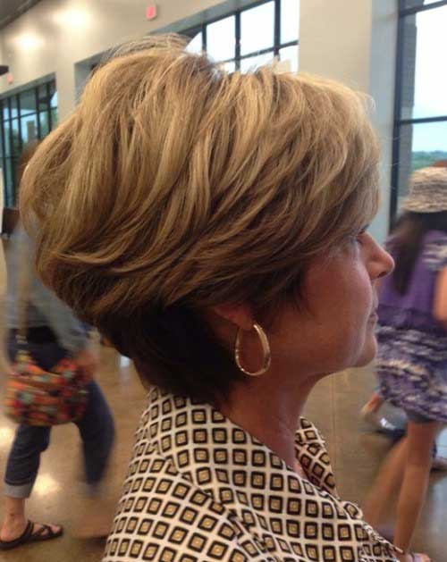 Short Thick Haircut for Ladies Over 50