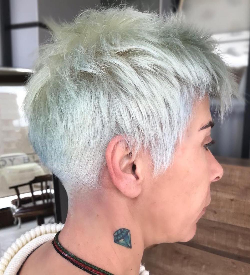 extra short pixie hairstyle