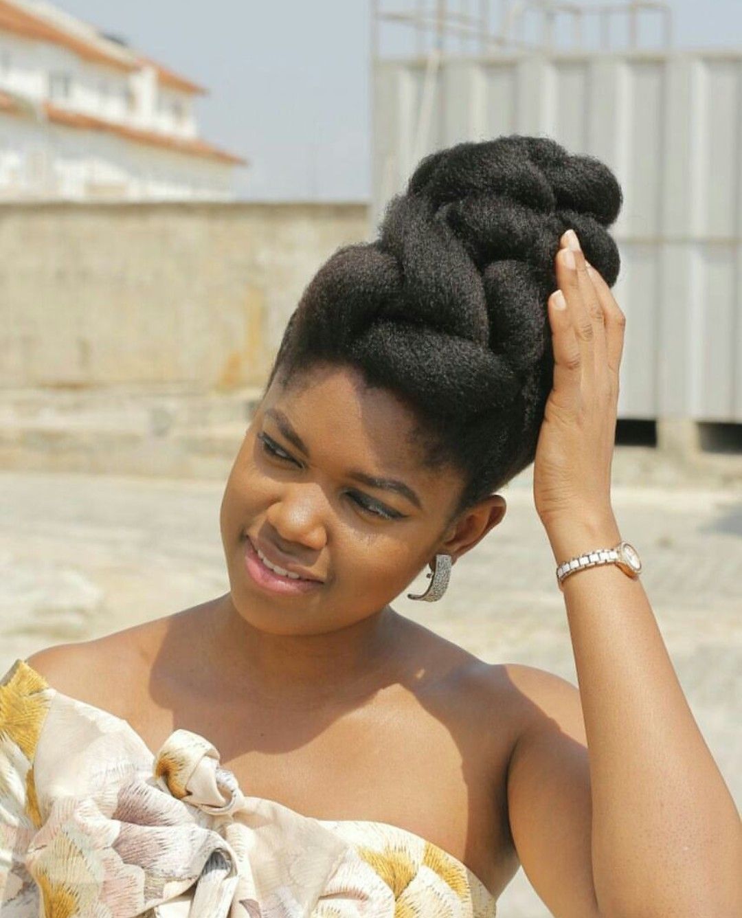 Afro Updo