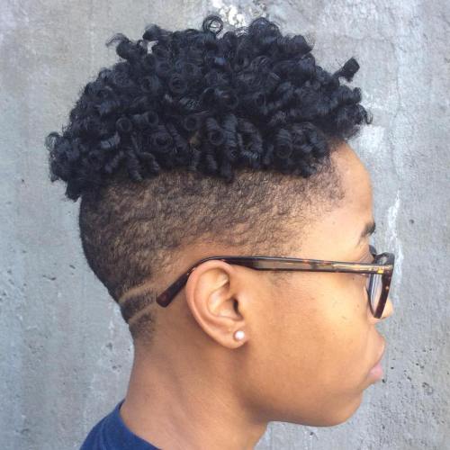 Bold Undercut and Coils