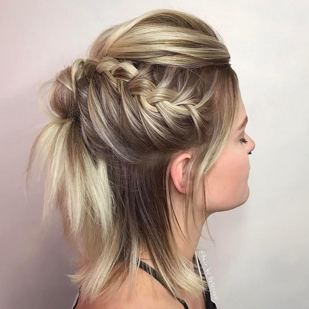 Clutch Knot Braid Hairstyle
