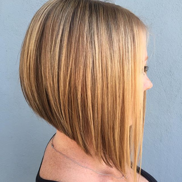 Inverted A Line Bob Hairstyles