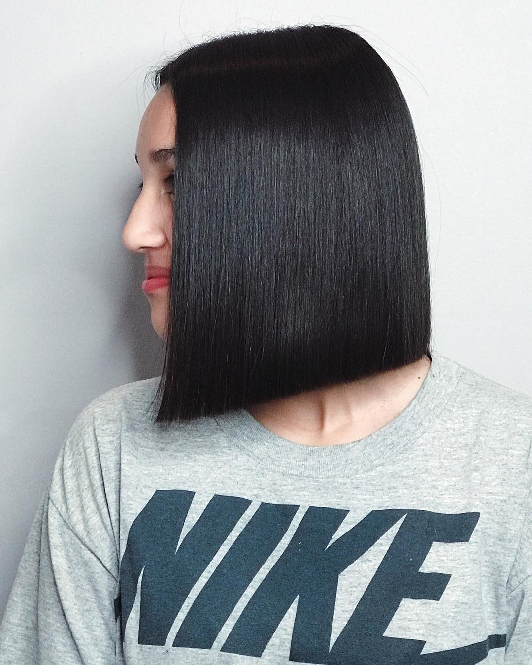 Sleek Black Hairstyle