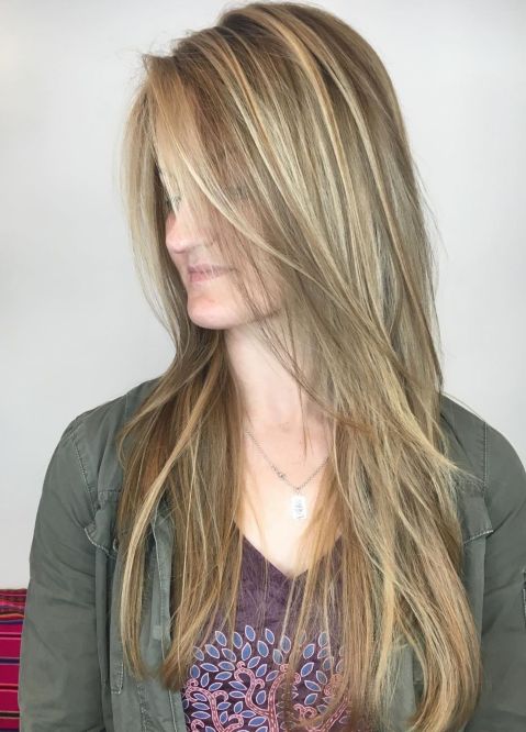 Straight Hair Cut with Long Layers
