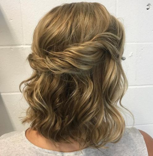 Twisted Crown Half Updo