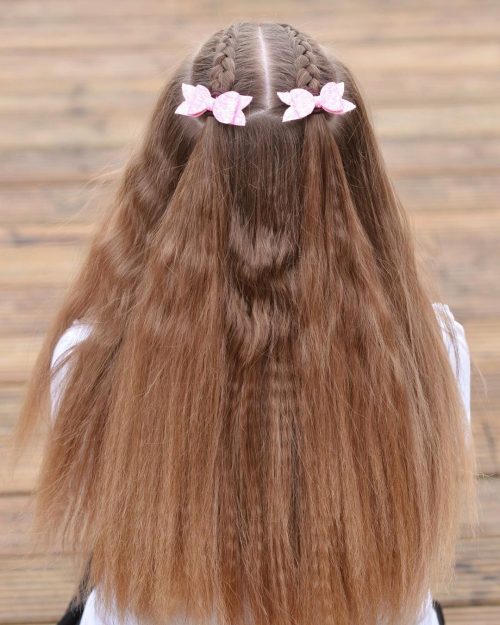 easy braided hairstyle for kids
