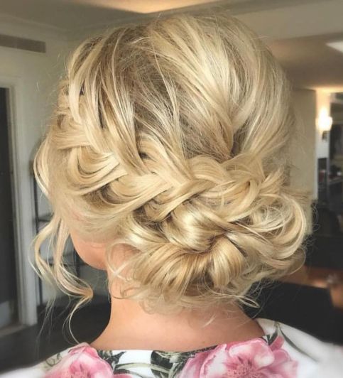 oose Messy French Braided Updo