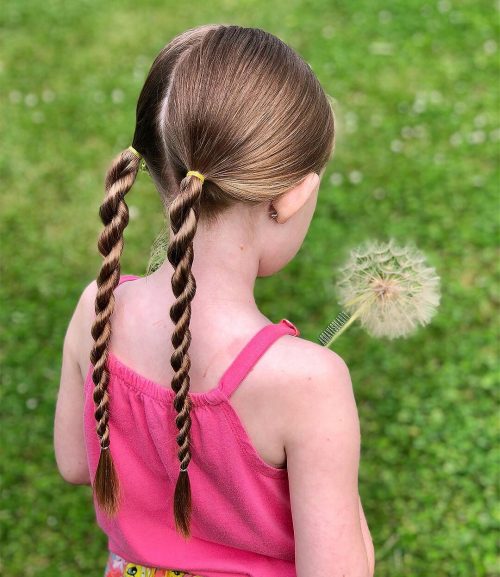 twist braids hairstyles for kids
