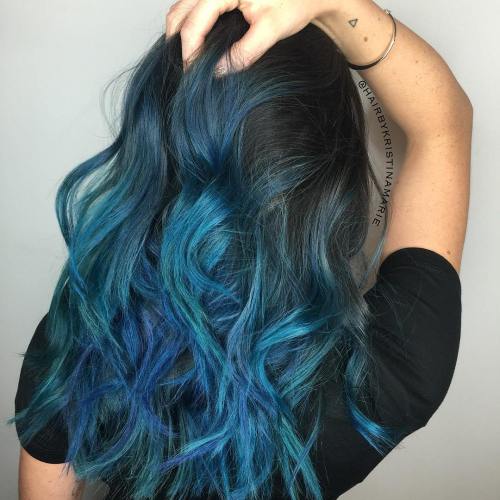 Blue Green Waves