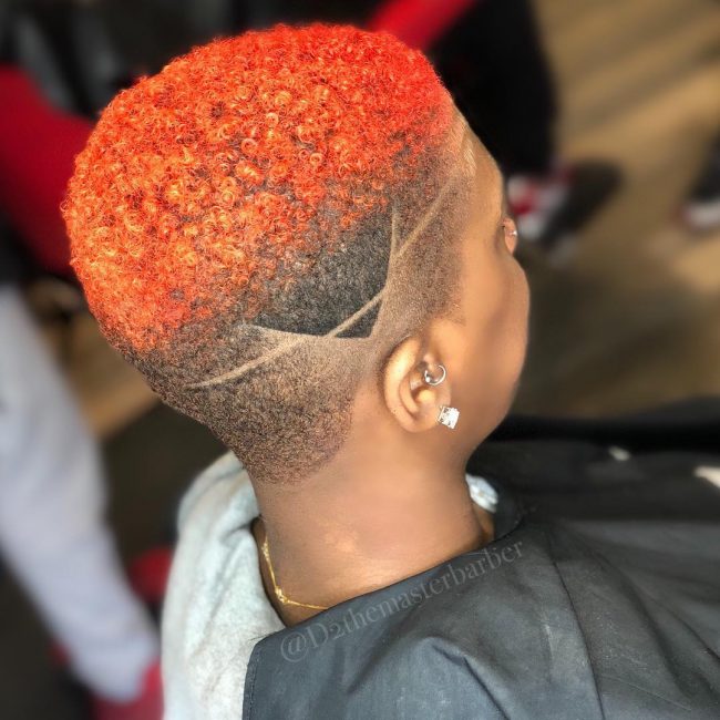 Fiery Red Orange Hair