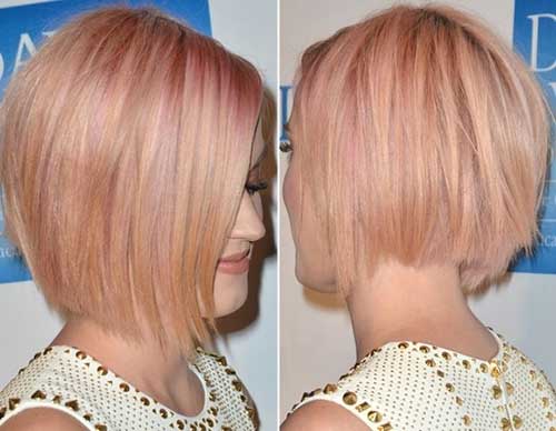 Katy Perry Blonde Pink Short Bob Hair