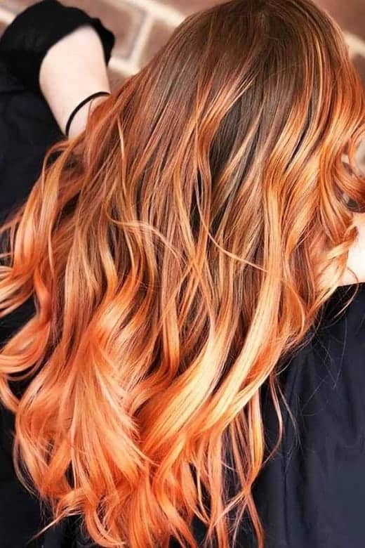 Light Orange Brown Hair