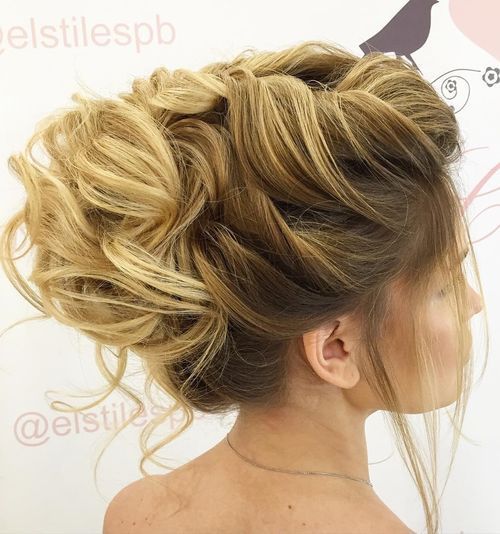 Messy and Magical Bridal Updo