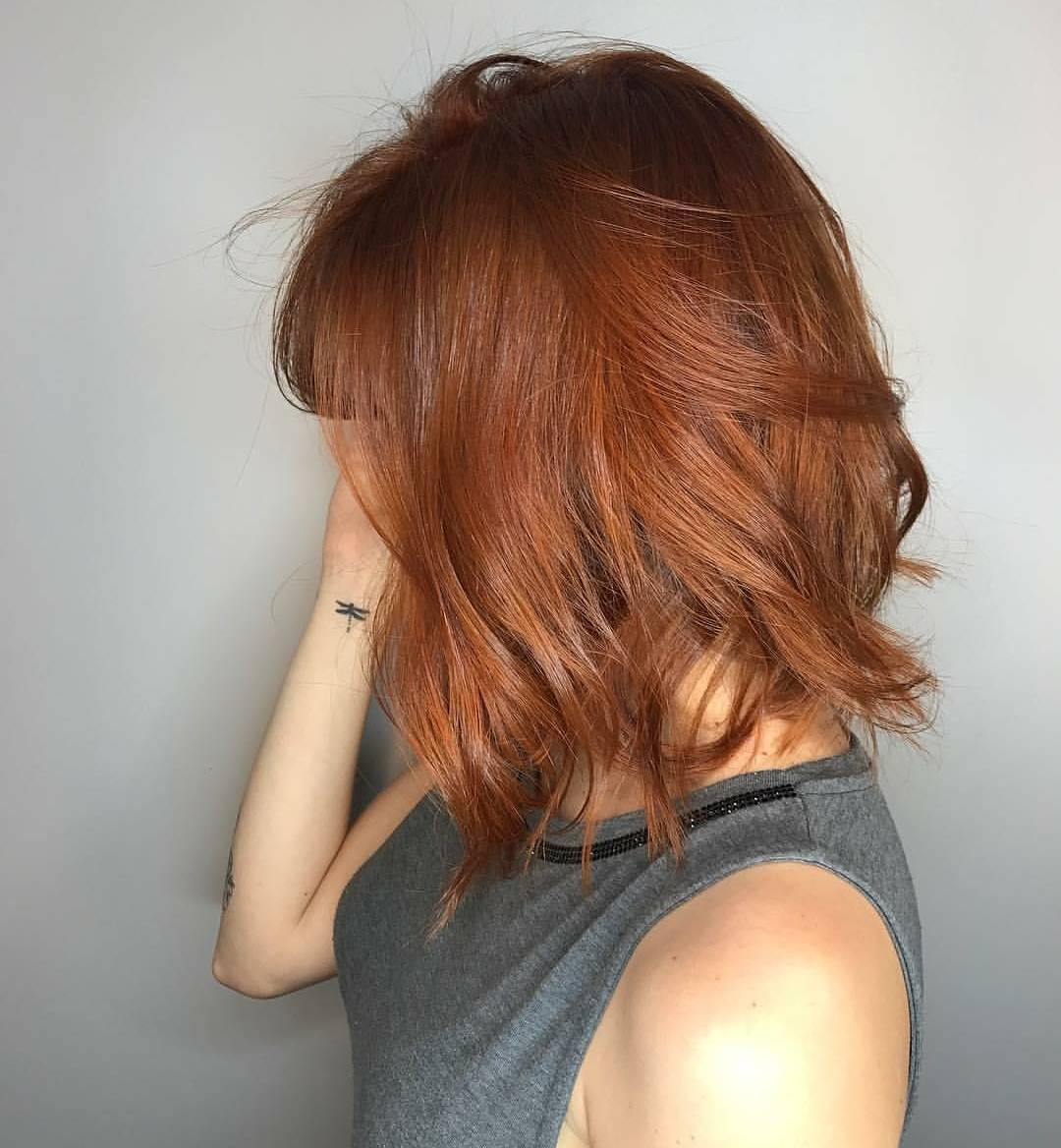 Russet Red Auburn Haircut