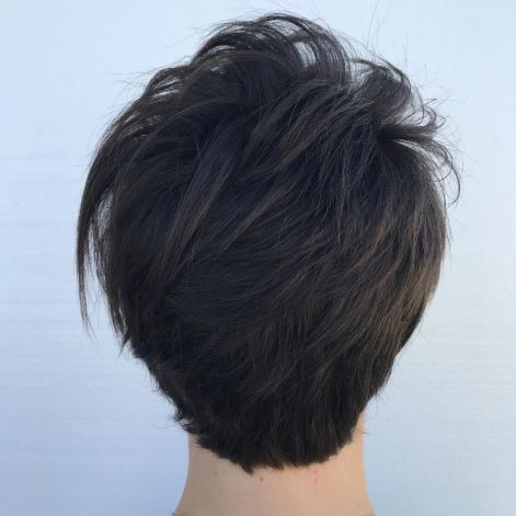 Short Feathered Tapered Cut