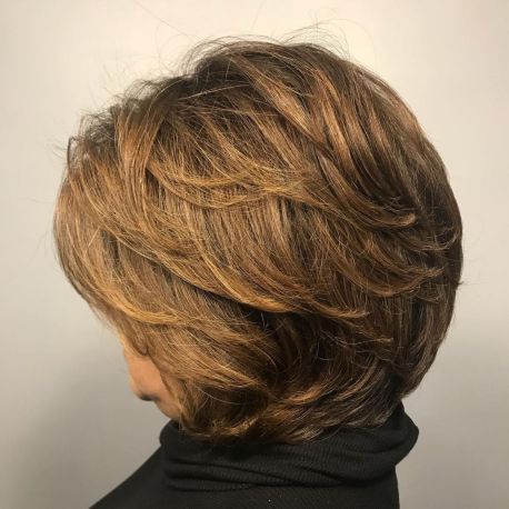 Shorter Cut with Feathered Layers