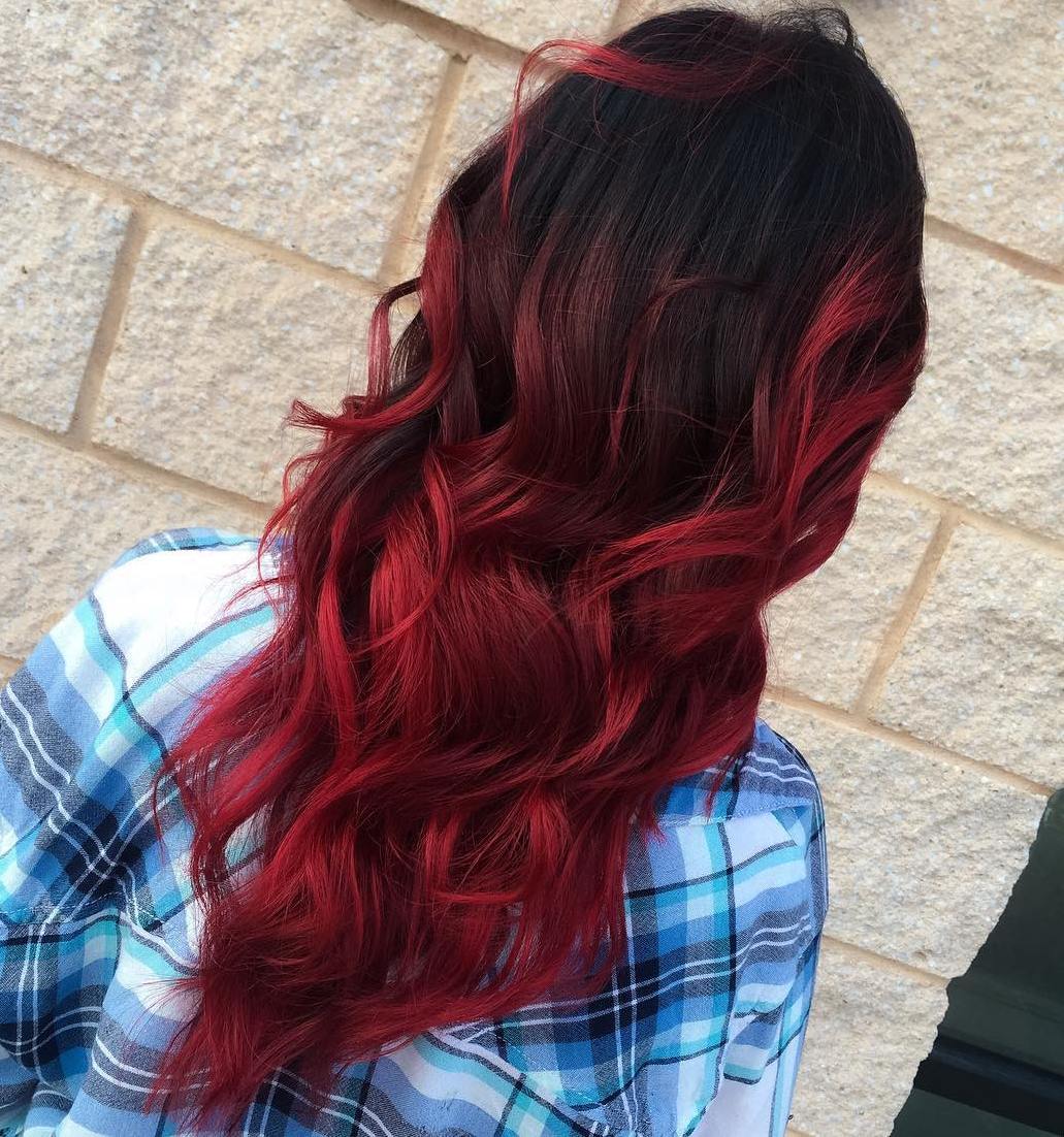 Soft Red Ombre