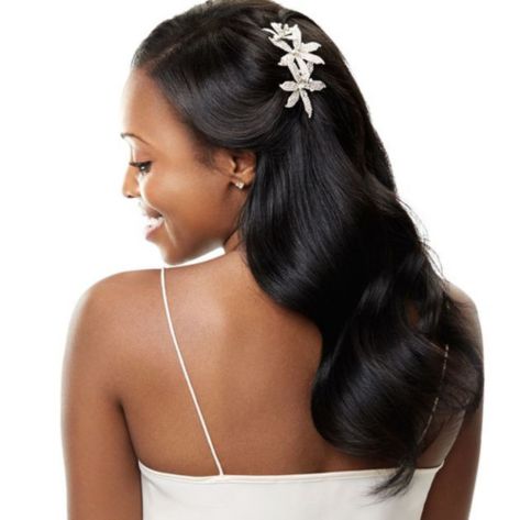 Soft Smooth Waves For Relaxed Black Hair