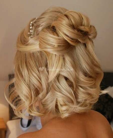 Wedding Hairstyle with Charming Short