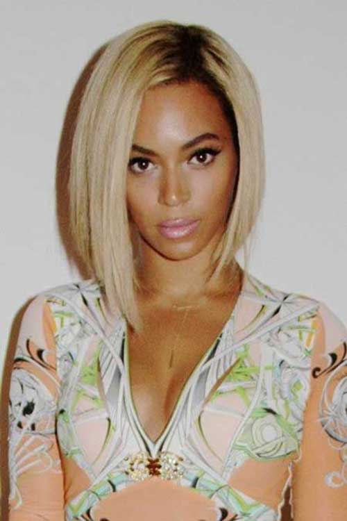 Beyonce’s Short Blonde Bob Hairsyle