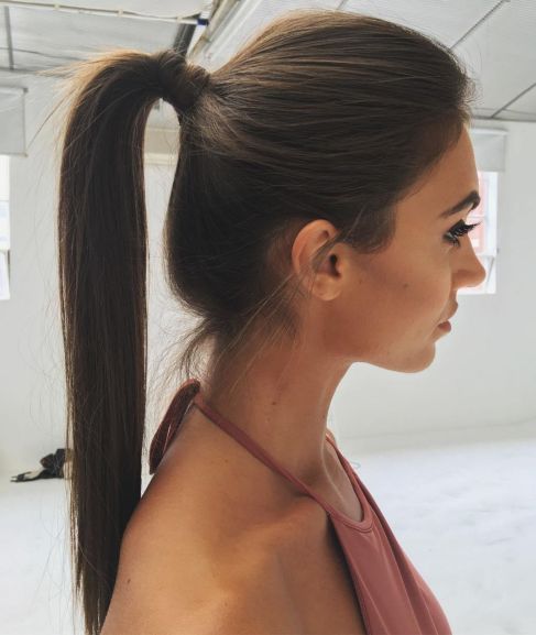 Classic Ponytail for Thin Hair