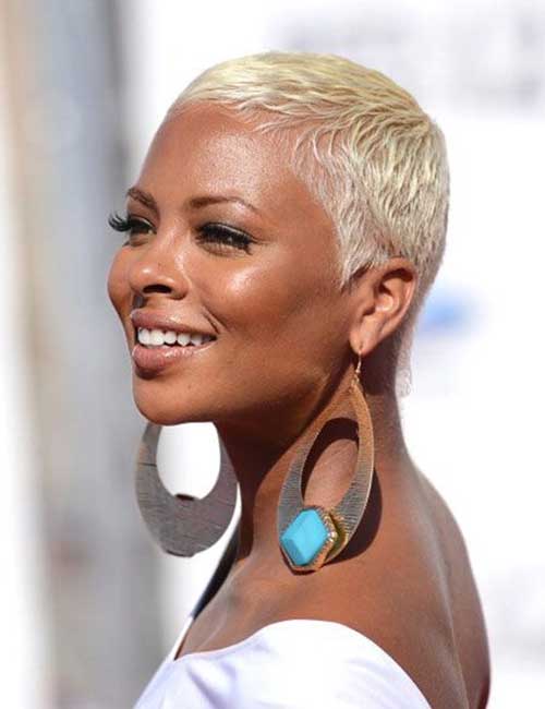 Excellent Blonde Short Haircut For African American Women