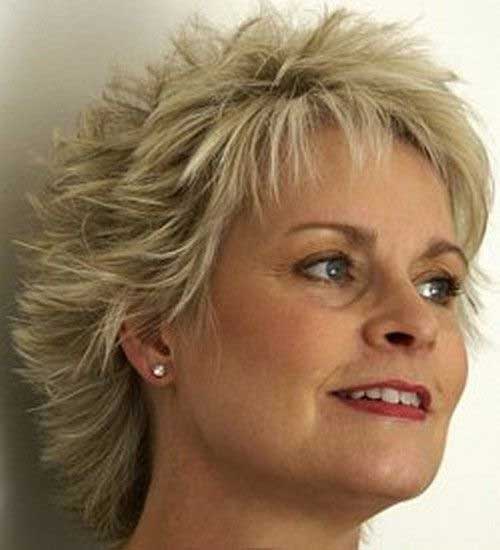 Layered Short Hair for Older Ladies Trend